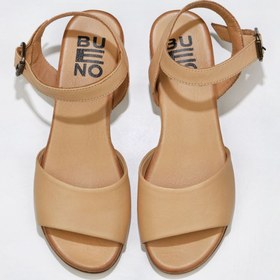 Resim Bueno Shoes Bej Deri Kadın Düz Sandalet 01wu3101 