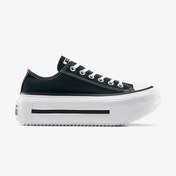 Resim Converse Chuck Taylor All Star Lift Double Stack Platform Kadın Siyah Sneaker A15490c Siyah 