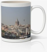 Resim Galata Kulesi Baskılı Kupa Bardak Baskılı Kahve Kupa Bardak-3 