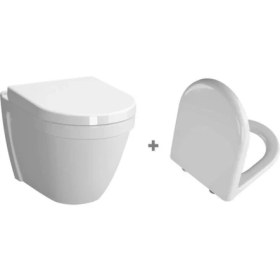 Resim Vitra S50 Rim Ex Asma Klozet 5956L003-0559+Vitra Universal 2 Soft Kapak 121-003-909 