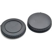 Resim Nikon 1 Mount Body Kapağı ve Lens Arka Kapağı 