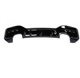 Resim BMW 1 Serisi F20 2015-2018 MT Tampon İçin Çift Çıkış Difüzör (Tekli Çıkış) 