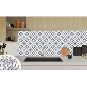 Resim Kendinden Yapışkanlı Geometrik 031 Desenli Pvc Karo 30X30 cm (33 Adet) 3m2 