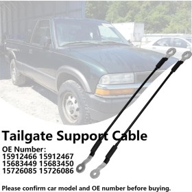 Resim Luuminaly Arka Kablolar S10 Için Kaldırma Kapısı Destek Kayışları (Yurt Dışından) 