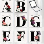 Resim Kadınlar ve Kızlar için Alfabe Harfli Makyaj Aynası, Çiçekli & Kalpli Şablonlu - Katlanabilir Mini El Tipi Makiyaj Aynası, A-Z Aralığında Yazılar Toz Kaplama Cam Yüzeye Sahip, Seyahat İçin Taşınabilir Tuvalet Aynası, Doğum Günü/Noel/Sevgililer Günü/Paskalya Hediyesi olarak Uygundur, A-Z Alfa Tasarımı, Çiçek Desenleri, Çok Özel Duruşu gündelik kullanım ile özel anlar için, İdeal Kardeş İkiliyi ve Arkadaşları İle Paylaşmak, Şık Kompakt Boyutuyla Kolay Saklama, 