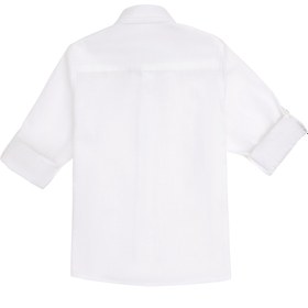 Resim U.S. Polo Assn. Erkek Çocuk Beyaz Uzun Kollu Basic Gömlek 50283994-VR013 