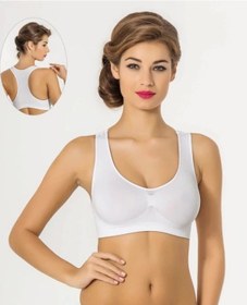 Resim Miss Fit 1502 Yüzücü Büstiyer Beyaz 