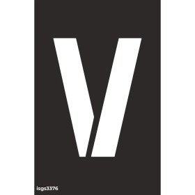 Resim İsg Tabelam 13x20cm/kompozit/V Harfi Boyama Şablonu 