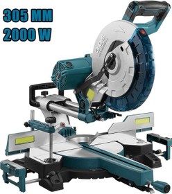 Resim Cat Power 2266 2000W Radyal Gönye Kesme Makinesi 305 MM 