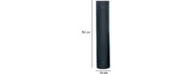Resim EC Shop Yapıyorsun Emaye Soba Borusu Siyah Mat 50CM 