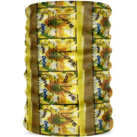 Resim Bhandana Sarı Papatya Boru Bandana Çok Renkli 