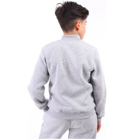 Resim Toontoy Erkek Çocuk Nakışlı Hırka Gri Melanj 