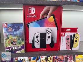 Resim Nintendo Switch OLED + ZELDA Echoes Wisdom + Joycon Controller 