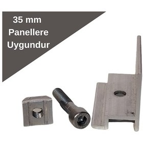 Resim Solar Panel 35mm Sonlandırıcı Parça 