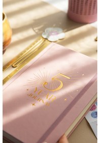 Resim 5 Yıllık Süresiz Günlük Ajanda 13x21 - Pembe Pembe 
