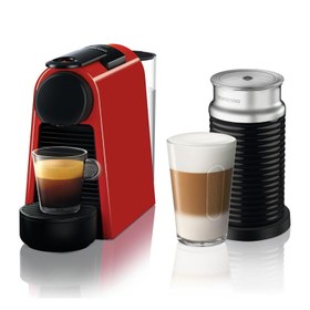 Resim Nespresso Essenza Mini D 35 Bundle Kahve Makinesi, Süt Köpürtücülü, Kırmızı 