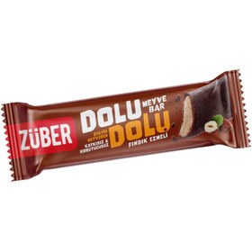 Resim ZÜBER Dolu Dolu Fındık Ezmeli Meyve Bar 30g 