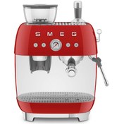 Resim Smeg 50's Style EGF03RDEU Manuel Espresso Kahve Makinesi 