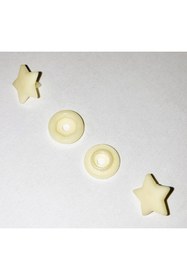 Resim SeraSelin Kalite Garantili T5=12,5 Mm Yıldız Şekilli Çıtçıt, 10 Adet, Plastik Çıt Çıt Sarı Çıt çıt 