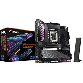 Resim Gigabyte 9MB86MAE6-00-G10 B860M Aorus Elite WiFi6E DDR5 Intel B860 1851 mATX Anakart 