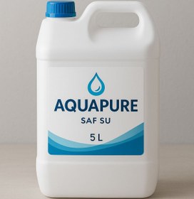 Resim AQUAPURE Distile Su Ultra Saf Su 5 Lt - Ütü, Akü, Radyatör,akvaryum Ve Gümüş Suyuna Uygu 