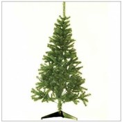 Resim 180Cm Yılbaşı Uzun Geniş Ayaklı Sıkı Yapraklı Yeşil Gür Çam Ağacı 