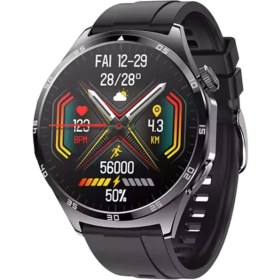 Resim Gt 4 Max Ultra Klasik Erkek Akıllı Saat Sesli Görüşmeli Gps,nfc,bluetooth iphone Huawei Uyumlu 8 9 
