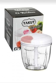 Resim Büyük Boy 5 Bıçaklı Ipli El Rondosu Doğrayıcı 1000 ml 