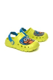 Resim Coqui Çocuk Terlik COQUI 9383 CITRUS/SEA BLUE STONEY CHILDREN'S CLOGS 