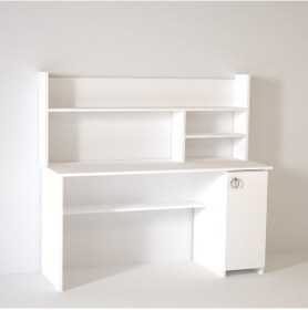 Resim Kalenderdekor1 Kalender Dekor Lucas 145 Cm Çalışma Masası Lc01 Beyaz 