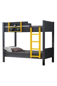 Resim Setay Ranza, Asya Ayrılabilir Ranza, 2li Antrasit - Sarı - 90x190 Cm 