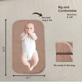 Resim Modakids Su Geçirmez Alt Açma Minderi Bakım Pedi Örtüsü Bebek Bezi Değiştirme Matı 