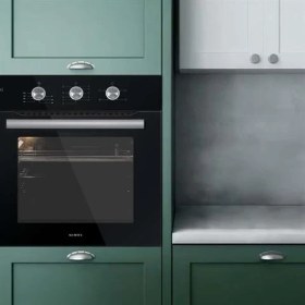 Resim Kumtel Turbo Fanlı Siyah Ankastre Fırın B66 - SF2 ( 4 pro 3 düğ ) 