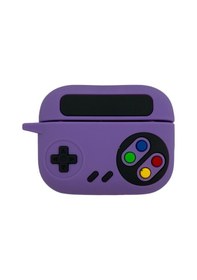 Resim Nettech Airpods 3.nesil Uyumlu Airpods Gaming Arka Koruma Kılıf - Mor Mor 