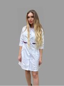 Resim Elite Stylepro Düğmeli Tıbbi Önlük 301229765 Beyaz 