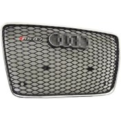 Resim Audi Q7 Rsq7 Ön Panjur Izgara 2006 / 2015 Krom Siyah 