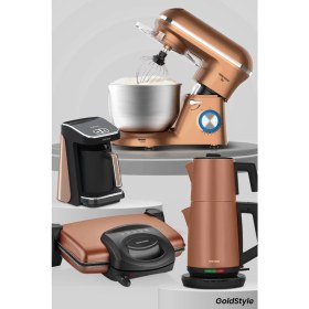 Resim Goldmaster Goldstyle 17 Parça Avantajlı Elektronik Evlilik Paketi Elektrikli Mutfak Çeyiz Seti 
