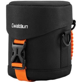 Resim Xindoker "cwatcun D157 Şok Emici Dslr Lens Çantası - Su Geçirmez, Kalın Tabanlı, Taşınabilir" 