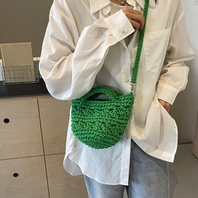 Resim Kadınlar için Bohem Stil Dokuma Çapraz Çanta - Hafif, Bej Kumaş, Çıkarılabilir Askı, Kapanış Yok, Günlük Kullanım ve Şenlik Hediyeleri için Mükemmel, Günlük Çanta | Bohem Çapraz Çanta | Çıkarılabilir Askılı Çanta 