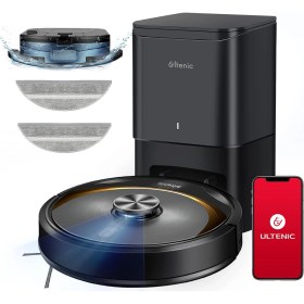 Resim Ultenic T10 Robot Vacuum With Mop, Robotic Vacuum Self Emptying 45 Days Hands-, Lidar Navigation, Co 