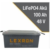 Resim LEXRON 100AH 48V LİTYUM AKÜ LiFePO4 