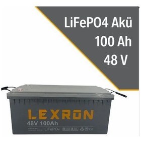 Resim LEXRON 100AH 48V LİTYUM AKÜ LiFePO4 