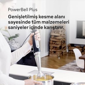 Resim Braun Multi Quick 7 El Blender Seti MQ 7025X, 1000 W, 500 ml Hazne, Siyah 