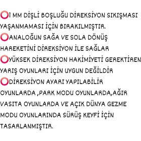 Resim Salıncak Ps4 Audı Mini Direksiyon Seti SİYAH( Tam Ölçü ) 
