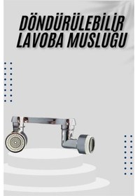 Resim Bfs Dönebilen Musluk Başlığı Akrobat Mutfak Banyo Musluk Ucu Başlığı Oynar Başlıklı Çok Renkli 