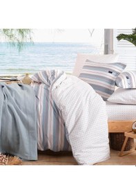 Resim Blue Marine Tek Kişilik Nevresimli Pike Takımı Aura Mavi Mavi 