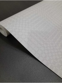 Resim oskar Kare Desenli Simli % 100 Silinebilir Duvar Kağıdı ( 5m2) 