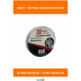 Resim Kaydırmaz Güvenlik Bantı 25 Mm X 10 Mt Ahşap Metal Seramik İç Dış Mekan 1 Adet 