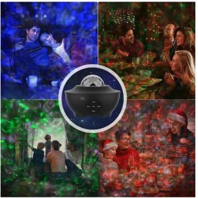 Resim Sepetim Yıldızlı Gökyüzü Projektörü Uzaktan Kumandalı Çocuklara Özel Şarjlı 