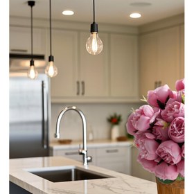 Resim 27 Saplı Yapay Şakayık Çiçek Buketi - Gerçekçi Pembe Plastik Çiçekler, Bakım Gerektirmeyen İç/Dış Mekan Dekoru, Düğünler, Anneler Günü, Ev & Bahçe için Dayanıklı Canlı Görünümlü Çiçek Aranjmanı, Düğün Süslemeleri, Dekoratif Sepet 